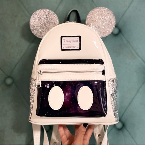 NWT Space Mountain “Mickey Mouse: The Main Attraction” Loungefly Mini Backpack - Picture 1 of 8